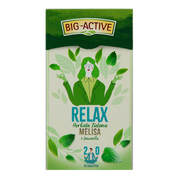 Herbata - Big-Active Big-Active Relax Herbata zielona melisa z lawendą 30 g (20 x 1,5 g) - miniaturka - grafika 1