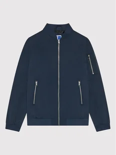 Jack&Jones Junior Kurtka bomber Rush 12182385 Granatowy Regular Fit - Kurtki i płaszcze dla chłopców - miniaturka - grafika 1