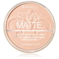Pudry do twarzy - Rimmel Stay Matte puder odcień 002 Pink Blossom Long Lasting Pressed Powder) 14 g - miniaturka - grafika 1