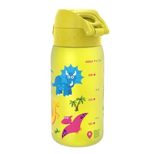 Butelka bidon na wodę dla dzieci ION8 I8RF350PYDINO 350 ml dinozaury - Bidony dla dzieci - miniaturka - grafika 2
