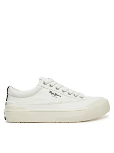 Pepe Jeans Tenisówki Ben Fresh W PLS31589 Biały - Trampki damskie - miniaturka - grafika 1