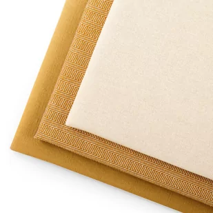 Ręcznik kuchenny LETTY kolor musztardowy drukowany motyw nowoczesny styl klasyczny 50x70 ameliahome - KIT/AH/LETTY/MIX/STAMP/CAR - Ręczniki - miniaturka - grafika 1