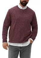 Swetry męskie - s.Oliver Big Size Sweter męski, fioletowy, XXL, fioletowy, XXL - miniaturka - grafika 1