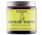 Świece - Praca Nie Zając! Świeca Sojowa Zapachowa 120Ml Super Prezent W Szkle - miniaturka - grafika 1