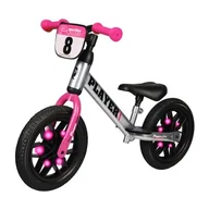 Rowerki biegowe - Rowerek biegowy QPLAY Player Różowy - miniaturka - grafika 1