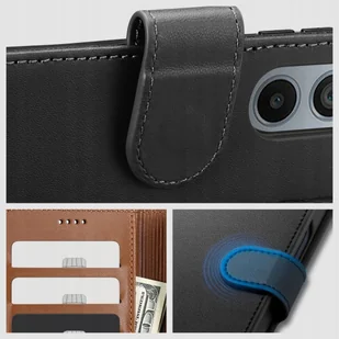 Etui Wallet Braders do Xiaomi Redmi 12C Black - Etui i futerały do telefonów - miniaturka - grafika 5