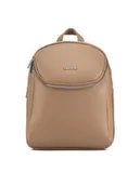 Plecaki - Lasocki Plecak LSK-K-071-06 Beżowy - miniaturka - grafika 1