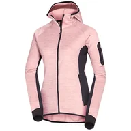 Bluzy sportowe damskie - Bluza damska Northfinder Coleen Rozmiar: XL / Kolor: różowy/czarny - miniaturka - grafika 1