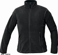 Odzież robocza - CERVA GOMTI Damski polar z mikropolaru z kołnierzem - 100% poliester, 180g/m2 - czarny S - miniaturka - grafika 1
