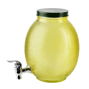 Słoik szklany z kranikiem 4L w kształcie cytryny MODERN KITCHEN - Pojemniki kuchenne - miniaturka - grafika 1