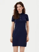 Sukienki - Lacoste Sukienka codzienna EF5473 Granatowy Slim Fit - miniaturka - grafika 1