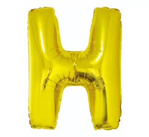 GoDan Balon foliowy litera H, 32", złoty FG-L85ZH - Balony i akcesoria - miniaturka - grafika 1
