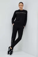 Dresy damskie - EA7 Emporio Armani dres damski kolor czarny - miniaturka - grafika 1
