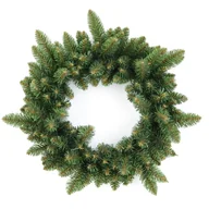 Ozdoby bożonarodzeniowe - Wianek Sztuczny Świąteczny Świerk 45 Cm - miniaturka - grafika 1