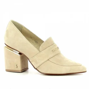 Beżowe półbuty damskie CARINII - Carinii - Półbuty damskie - miniaturka - grafika 1