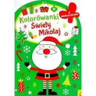 Książki edukacyjne - Foksal Kolorowanka z wykrojnikiem. Mikołaj praca zbiorowa - miniaturka - grafika 1