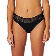 Majtki damskie - Palmers Laceband Cotton Figi damskie, Czarny (Schwarz 900), 38 - miniaturka - grafika 1