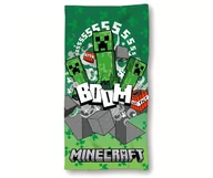 Okrycia kąpielowe dla dzieci - Ręcznik kąpielowy plażowy MINECRAFT 70x140 - miniaturka - grafika 1