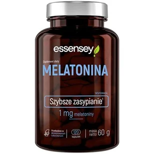 Essensey Melatonina 120 kapsułek (5902114043551) - Suplementy naturalne - miniaturka - grafika 1