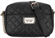 Torebki damskie - Torebka Czarna Listonoszka Monnari Chanelka - miniaturka - grafika 1