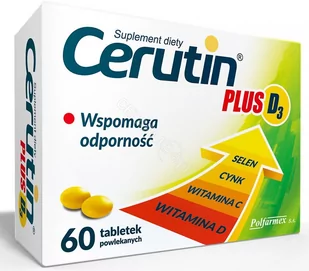 Polfarmex S.A. Cerutin Plus D3 60 tabletek 3829141 - Witaminy i minerały - miniaturka - grafika 1