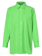 Koszule damskie - Tommy Hilfiger - Bluzka damska, zielony - miniaturka - grafika 1