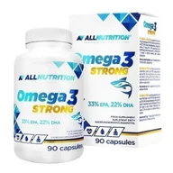 Serce i układ krążenia - ALLNUTRITION OMEGA 3 STRONG 90kap 330 EPA+220 DHA 041B-2357E - miniaturka - grafika 1