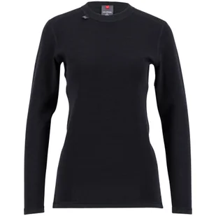 Ulvang Comfort 200 Round Neck, podkoszulek narciarski, damski, czarny - Pozostała odzież narciarska - miniaturka - grafika 1