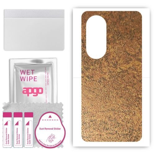 folia naklejka skórka strukturalna na TYŁ do Vivo S19 - Zardzewiała Miedź - apgo SKINS