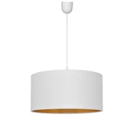 Lampy sufitowe - Żyrandol na lince ALBA 1xE27/60W/230V śr. 40 cm biały/złoty - miniaturka - grafika 1