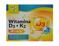 Witaminy i minerały - Witamina D3 + K2 x 30 kaps. - miniaturka - grafika 1