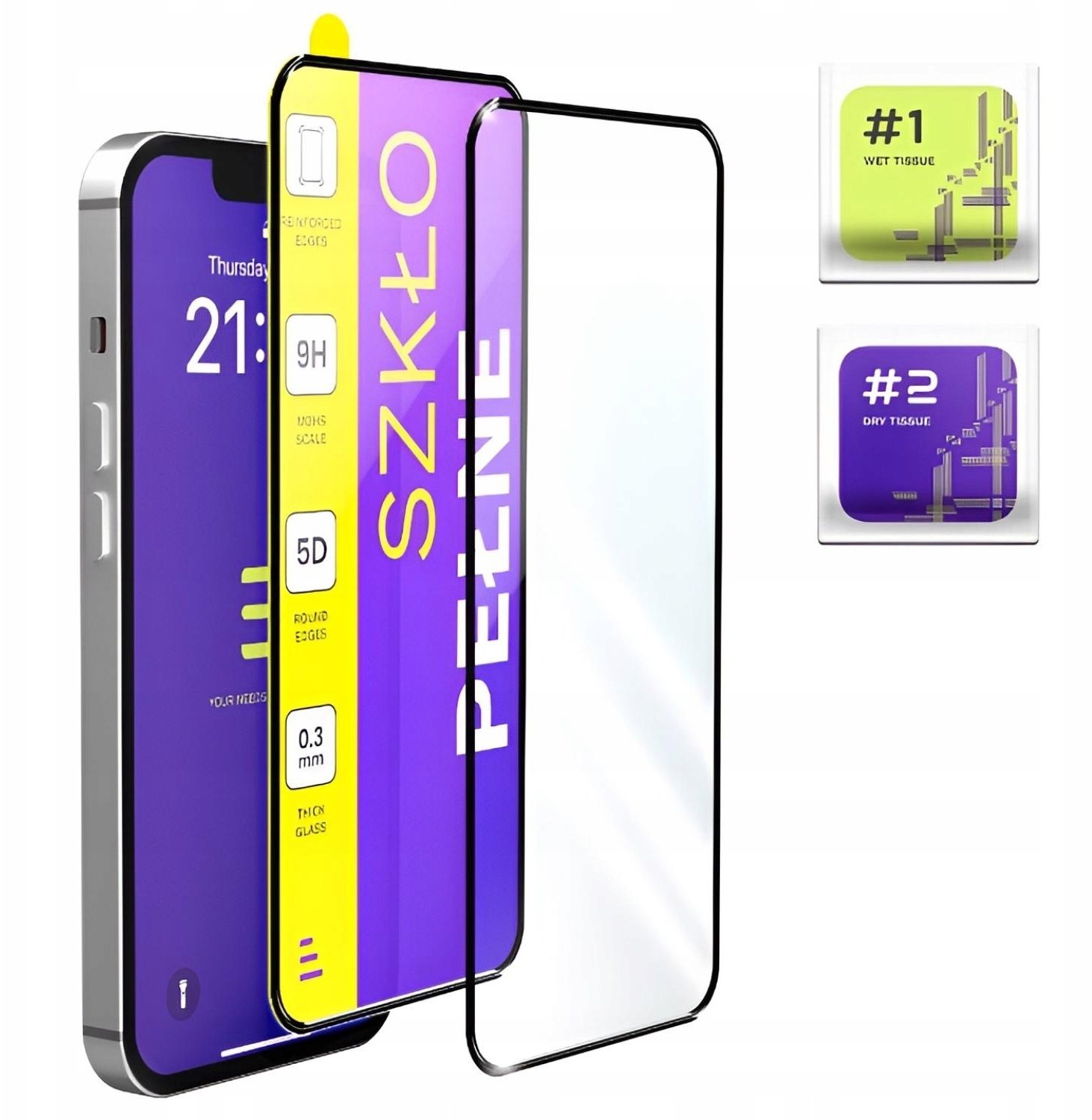 Hello Case 2-PAK Szkło Hartowane Pełne Do Xiaomi Redmi Note 15 Pro Plus 5G Szybka 9H