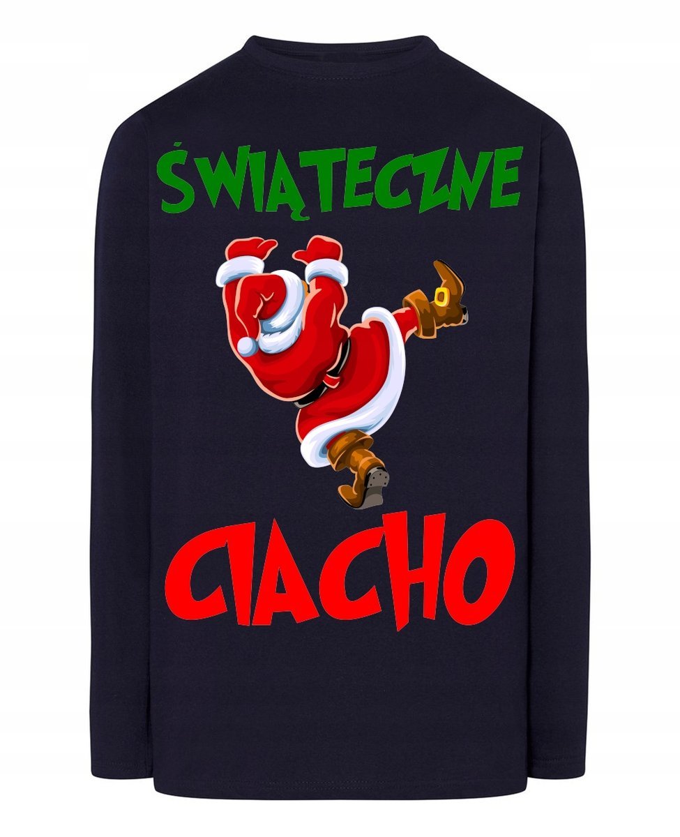 Longsleeve męski Świąteczne Ciacho Idealny Prezent ŚWIĘTA r.4XL