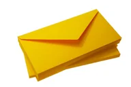 Kartki okolicznościowe i zaproszenia - Koperty kolorowe żółte słoneczne 120g DL 10szt nr 17 - miniaturka - grafika 1