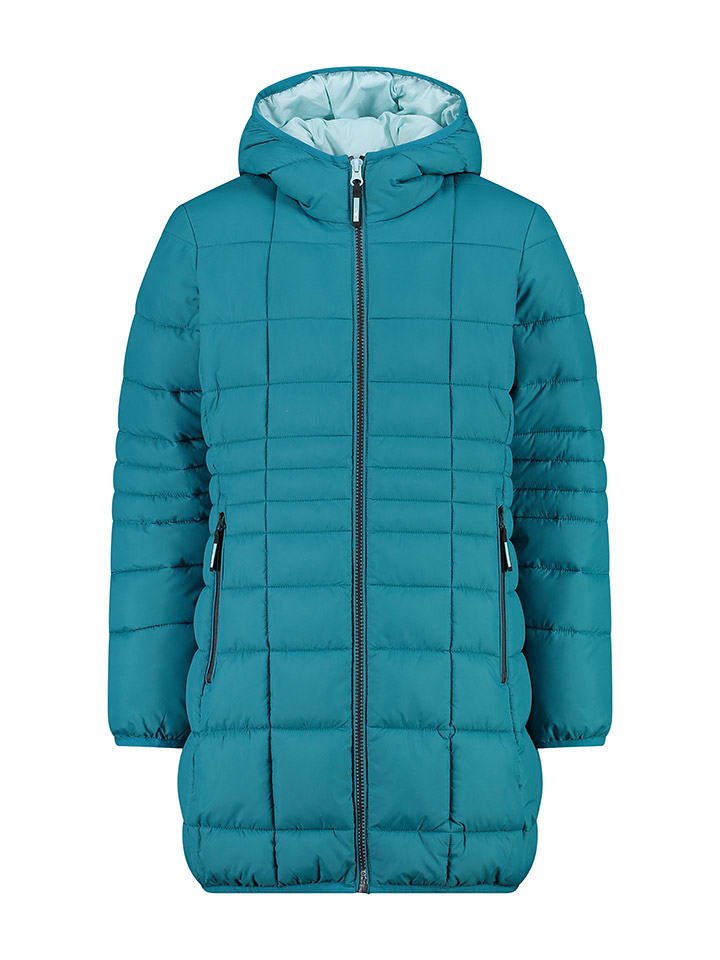 CMP Płaszcz zimowy w kolorze turkusowym