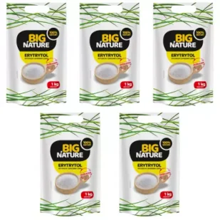 Big Nature Erytrytol zestaw 5 x 1 kg - Cukier i słodziki - miniaturka - grafika 1