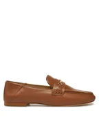 Półbuty damskie - Michael Kors Lordsy Lena Loafer 40R5LEFP1L Brązowy - miniaturka - grafika 1