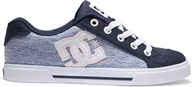Sneakersy damskie - obuwie damskie DC CHELSEA Blue/White - BWT - miniaturka - grafika 1