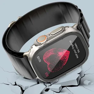 Obudowa ochronna z szkłem Alogy Protector Case 2w1 nakładka etui do Apple Watch Ultra 49mm Przezroczysta - Akcesoria do smartwatchy - miniaturka - grafika 8
