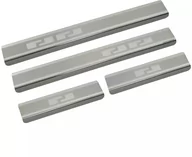 Nakładki progowe - Nakładki progowe do Ford Focus 2011-2018 Kombi, wersja 4 i 5-drzwiowa - Mat + połysk - miniaturka - grafika 1