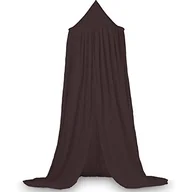 Firany i zasłony dla dzieci - Deryan Baldachim do pokoju dziecięcego 245 cm – w 5 kolorach – baldachim dla dziewczynki, chłopców i niemowląt – zasłona do łóżka z baldachimem – moskitiera na łóżko podwójne – baldachim – Canopy – Chestnut - miniaturka - grafika 1