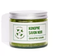 Mydła - Savon Noir 4szpaki KONOPNE MYDŁO EUKALIPTUS I SZAŁWIA 250g 463F-211EE - miniaturka - grafika 1