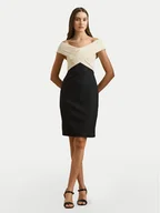 Sukienki - LAUREN RALPH LAUREN Sukienka koktajlowa 253963476001 Czarny Slim Fit - miniaturka - grafika 1