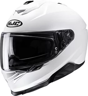 HJC, kask motocyklowy I71 semi flat pearl white, XXL - Kaski motocyklowe - miniaturka - grafika 1