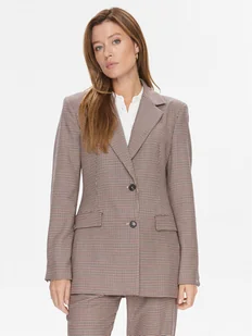 Tommy Hilfiger Marynarka WW0WW39726 Beżowy Slim Fit - Marynarki i żakiety damskie - miniaturka - grafika 1