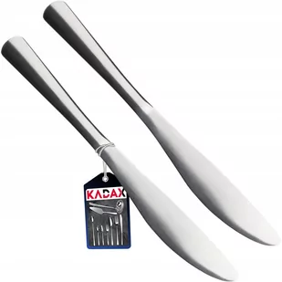 Noże Kuchenne Obiadowe 2x Stal Nierdzewna Sztućce - Noże kuchenne - miniaturka - grafika 1