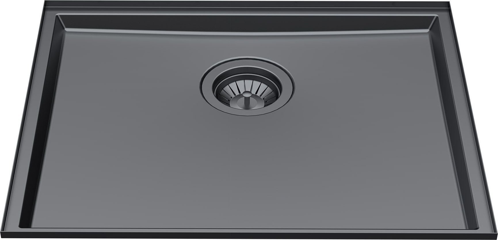 Foster Zlewozmywak PHANTOM BASE GUNMETAL 50x40cm Dno zlewozmywaka