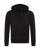 Bluzy męskie - Bluza z kapturem Stedman Recycled Sweat Hoody ST5630 Black Opal S - miniaturka - grafika 1