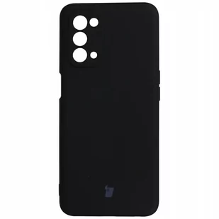 Bizon Etui Case Silicone Oppo A54 5G / A74 5G czarne BCSOPA745GBK - Etui i futerały do telefonów - miniaturka - grafika 1