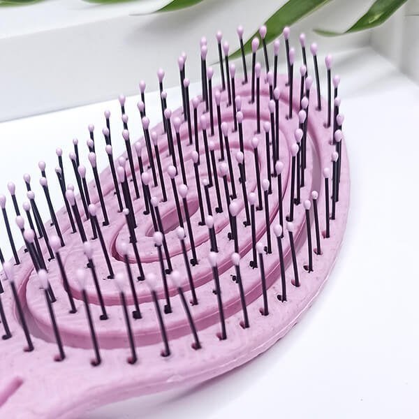 Yeye Szczotka BIO spiralna do włosów biodegradowalna YEYE Różowy